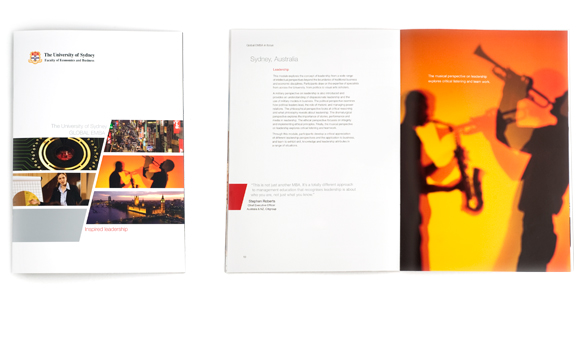 Economics and Business Global Executive MBA Brochure