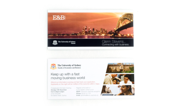 E&B Connect Postgraduate Information Evening Invitation