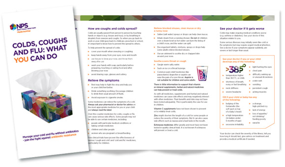 NPS Common Colds DL brochure