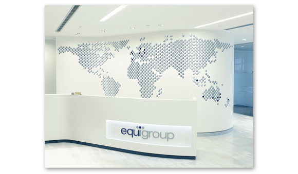 equigroup Foyer Signage