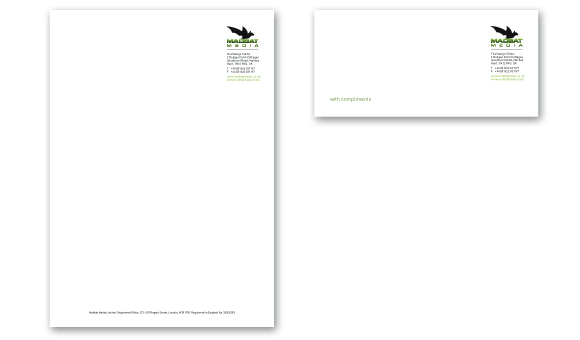 Madbat Media Stationery