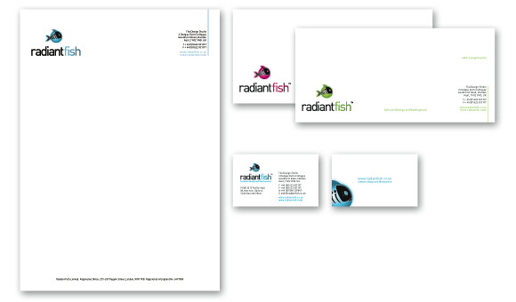 Radiant Fish Stationery