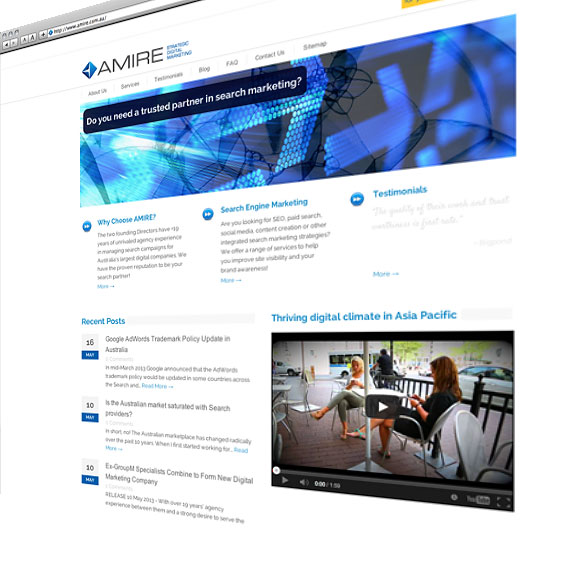 AMIRE Website Development